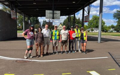 Corvallis Traffic Garden Install