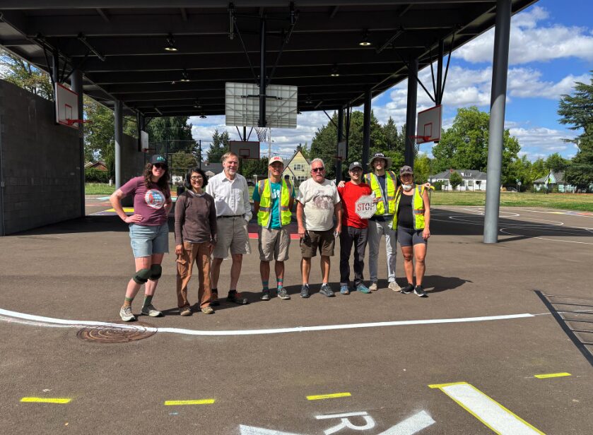 Corvallis Traffic Garden Install